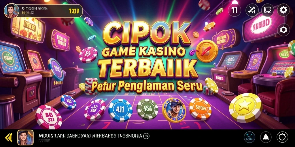Tampilan gameplay Kasino yang seru dalam CIPOK.