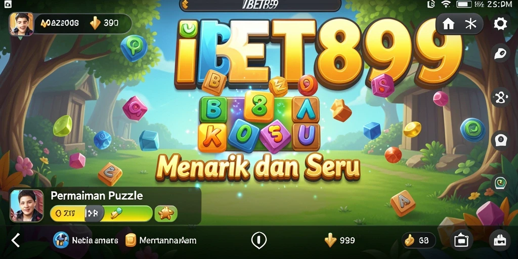 Screenshot IBET899 menampilkan gameplay Puzzle yang seru.