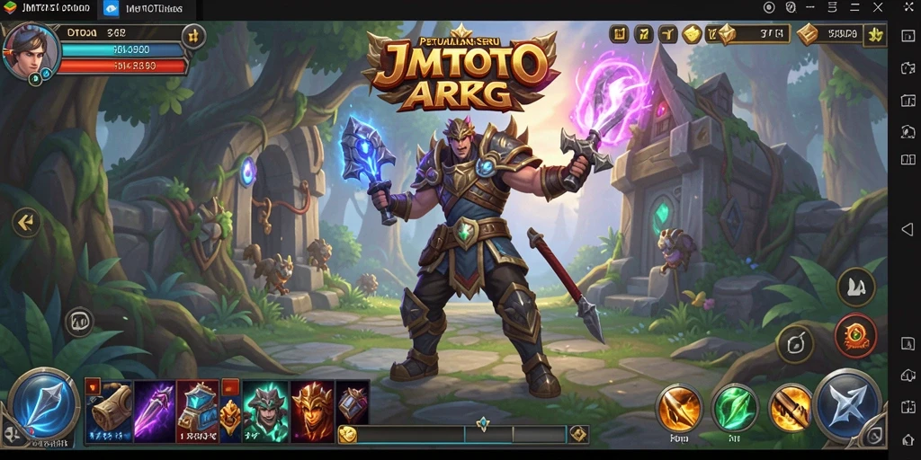 Tampilan gameplay mendebarkan dalam dunia ARPG JMTOTO.
