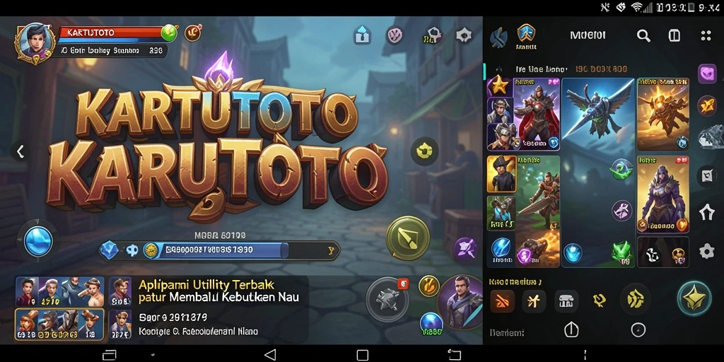 Screenshot utama KARTUTOTO menampilkan antarmuka pengguna yang intuitif.