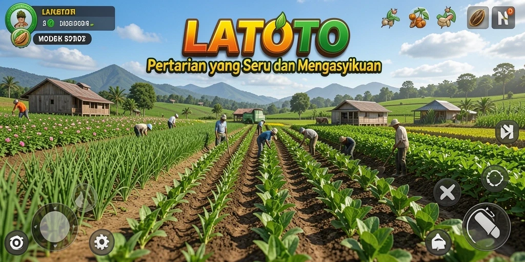 Tampilan menarik dari gameplay LATOTO yang mendebarkan dan penuh warna.