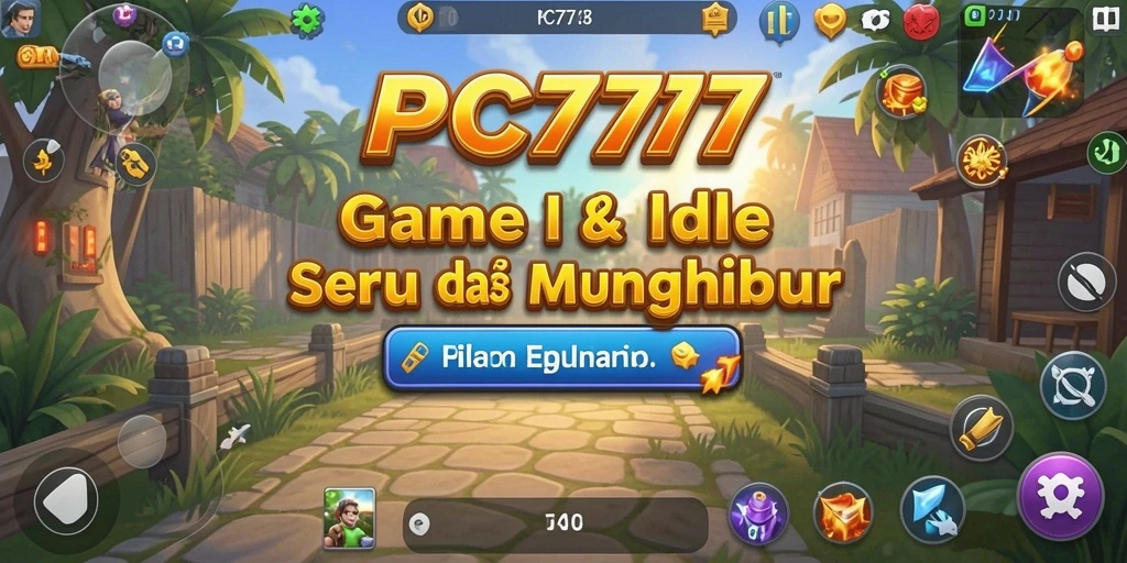 Screenshot gameplay <strong>PC777</strong> yang menunjukkan aktivitas dalam game Idle.