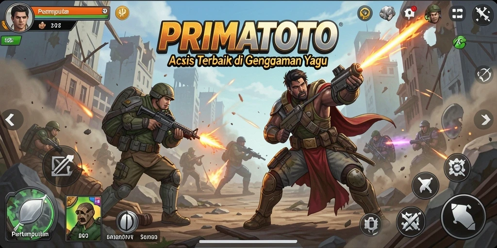Tangkapan layar menunjukkan aksi seru dari gameplay PRIMATOTO.