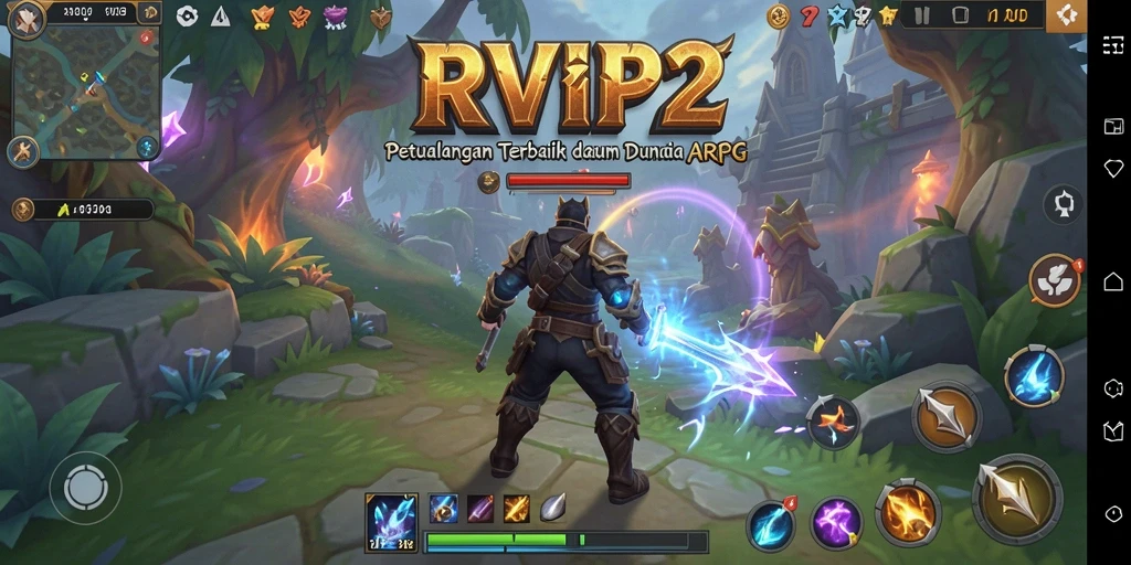 Tampilan screenshot RVIP2 yang menampilkan aksi gameplay ARPG yang mendebarkan.