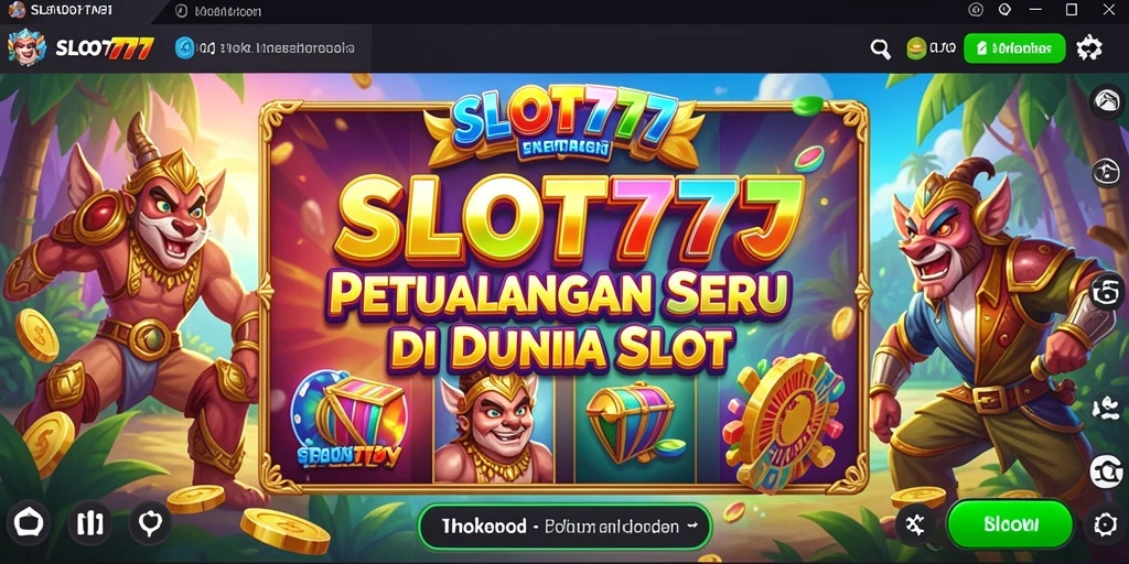 Tampilan gameplay SLOT777 yang seru dan penuh aksi.