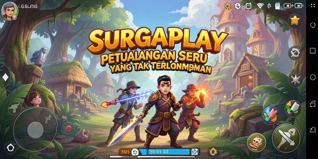 Tampilan gameplay seru di <strong>SURGAPLAY</strong> dengan aksi petualangan yang mendebarkan.