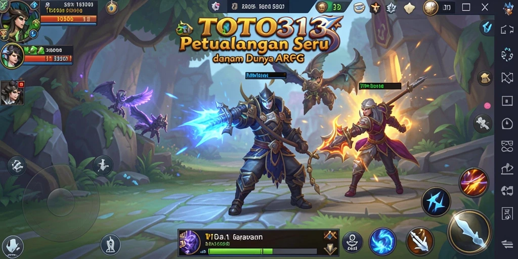Tampilan gameplay TOTO313 yang menakjubkan dan mendebarkan.