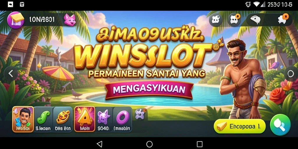Tampilan gameplay <strong>WINSLOT</strong> yang penuh warna dan menarik.